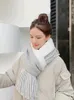 Scarves Women's knitted headscarf winter scarf tassel warm thick blanket shawl Stoles Foulard Femme women's drone Cacocol Femino Inverno 231103