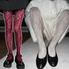 Женские носки TARUXY, сетчатые прозрачные колготки, сексуальные ажурные чулки в японском стиле для девочек, облегающее красочное нижнее белье, аксессуары