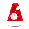 Décorations De Noël 1pc Père Noël Bonhomme De Neige Elk Chapeaux Casquettes Rouges Pour Adultes Et Enfants Décoration De Noël Cadeaux De L'Année Fournitures De Fête À La Maison