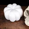 Decorative Flowers Artificial Pumpkins White For DIY Crafts Autumn Fall Harvest Thanksgiving Ornaments ( 13CM ) Decoration