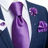 Noeuds papillon bleu argent Paisley cravates pour hommes de luxe 8 cm de large soie cravate de mariage poche boutons de manchette carrés ensemble broche cadeaux de noël pour hommes 231102