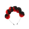 Acessórios de cabelo 2023 fio bonito pompom 5cm cabeça cheia crianças hairband moda inverno estilo headband