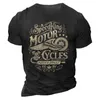 Camisetas para hombre 3D impreso motocicleta Motor Biker Vintage manga corta 1976 Homme Moto Racing Suit Camiseta 230403