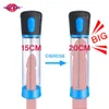 Pump Toys Extender Penis Enlargement Trainer Male Masturbator Vacuum Bigger Growth For Men Sex Massager Adult Sexy 1125