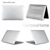 MacBook Air Pro Retina Laptop을위한 샘플 투명 크리스탈 하드 플라스틱 케이스 커버 12 13 15 16 인치 투명한 색상 전면 백 보호 케이스 A2941 M2
