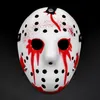 Akcesoria kostiumowe 50PCS 6 Style pełne twarz maska ​​imprezowa maskarada maski Jason Cosplay Skull Mask vs Friday Horror Hockey Halloween Costume Scary Party E1103