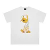 Dames T-shirt Drew Short Hoge kwaliteit Basic T-shirt voor mannen en vrouwen Paar Tees Smiley Face Printing Oversize versie Stermouwen Mode Trendy Design T-shirt Li