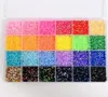 Décorations d'art d'ongle 24000pc mélange de couleurs perles rondes strass 3mm4mm5mm AB pierres de cristal de résine à dos plat 6 couleurs 4girds 24gird9217149