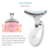 Face Care Devices Neck Face Beauty Massage Apparaat LED PON Therapie Antiwrinkle Verminder Dubbele kinhuid Trapping Lifting Machine 230331