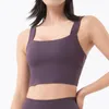 Yoga Outfit Top Femmes Nude Rassembler Antichoc Sport Gilet Soutien-Gorge Gym Sexy Sling Deep U Beau Dos Doux Respirant Doux Pour La Peau