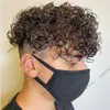 Tupés Súper duraderos Toupees masculinos Prótesis Piel fina completa Inyección de PU Para hombre Natural Negro 100% Pelucas de cabello humano Sistema barato de 0,1 mm Hairp