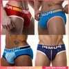 Sous-pants 4pcs Soft Gay Panties Jockstrap Men's Briefs Brand Coton Slip Sexy Homme sous-vêtements Brief Men Lingerie