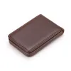 Card Holders PU Leather Business Holder High Quality Magnetic Men's Id Case Name Box Mini Wallet