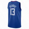 Erkek Gençlik Kawhi Paul George Leonard Basketbol Jersey Kids James Harden Russell Westbrook Norman Powell Ivica Zubac 2023 2024 Siyah Şehir Gömlekleri 2 13 1 0