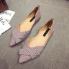 Flats Dress Fashion For Women Spring Summer Boat Pointed Teen Casual Slip On Shoes Elegant Ladies Footwear A