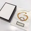 Colored Diamond Crystal Alphabet Letter Charm Bracelets Womens 18k Gold Designer Bracelet Fashion exquisite gift jewelry