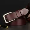 Belts CEXIKA 130 140 150 160 170cm Real Cow Genuine Leather Belts for Man High Quality Plus Long Size Pin Buckle Waist Belt Strap 230403