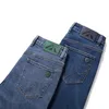 Jeans pour hommes de taille moyenne en coton droit stretch poche à badge classique hommes printemps et automne marque denim jeans vêtements vintage 230403