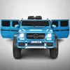 Mercedes Benz 12V elétrico para crianças andam em carro com controle remoto RC com porta-malas, azul