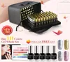 60751K Venalisa 120pcs Nail Gel Polish Kit 12ml Platinum Primer Base Matt Top Coat Coat Include Cost4627456