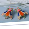 Boucles d'oreilles pendantes en forme d'insecte pour femmes, bijoux classiques, accessoires romantiques, Glamour, Vintage, cadeau préféré de mariage, vente en gros avancée