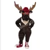 2024 Halloween Christmas Moose Mascot Costume Cartoon Character Outfits Suit Adults Size Outfit Birthday Christmas Carnival Fancy Dress For Men Women