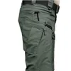 S-6XL Men Casual Cargo Pants Classic Outdoor vandringsvandring Armé Tactical Sweatpants Camouflage Militär Multi Pocket Trousers X0195A