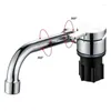 Kitchen Faucets 360 Degree Swivel RV Faucet Horizontal Rotation Folding Single Handle Control Bathroom Products For Caravans Bar