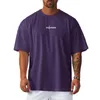 T-shirt da uomo Mens Mesh Oversize Fashion Casual Quick Dry Maglietta sportiva Fitness Bodybuilding Abbigliamento da palestra Manica corta 230403