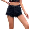 Damesshorts Jeans Denim Casual gescheurde zoom