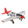 ElectricRC Aircraft XK A280 RC Vliegtuig 2.4G 4CH 3D6G-modus Vliegtuigen P51 Fighter Simulator met LED Zoeklicht RC Vliegtuig Speelgoed voor kinderen Volwassenen 231102