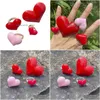 Charm Bracelets European And American Resin Love Candy Color Peach Heart Ring Exquisite Allmatch Trend Jewelry Drop Delivery Dhgarden Dhtxb