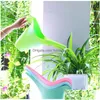 Bewässerungsgeräte Garten Kunststofftopf Kanne Blumenpflanze Wasser Langer Auslauf 1L Eimer Outdoor Living Tools Drop Dhyom