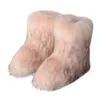 Stivali Scarpe invernali da donna Stivali invernali soffici in pelliccia di volpe sintetica Donna Stivali da neve caldi in peluche Calzature di lusso Bottiglie di pelliccia pelose da ragazza Moda 231102