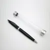 6st Transparent plastpenna Holder Crystal Cylinder Presentlåda pincette Eyebrow Clip Universal Packaging Lagringslådor