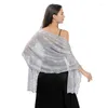 Scarves Embroidery Scarfs For Summer Shawl With Sequins Decor Ladies Mother Wedding Party Sunproof Supplies