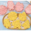 Bakvormen 6/8 Stuks DIY Taart Decoreren Gereedschappen Kerst Cookie Cutters Set Cartoon Biscuit Mold Fondant Mal voor keuken