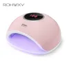 ROHWXY STAR 5 72 W LEDアイスポリッシュドライヤーすべてマニキュアゲル用ワニスハイブリッドUVネイルランプJ190626627538