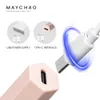 Nagelorter Maychao Portable Mini Nail Dryer Lamp UV LED Nail Light för att bota all nagelgel snabbt torr USB Nail Art Tool Present Hemreseanvändning 230403