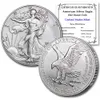 2021 Lot of (10) 1 oz Silver American Eagle AMERICAN EAGLE Type 2 Proof Eagle Spreads Commemorative Coin.