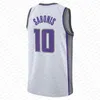 Keegan Murray De'Aaron Fox Custom Basketball Jersey Domantas Sabonis Sacramentos Koning Harrison Barnes Kevin Huerter Malik Monk Richaun Holmes Davion Mitchell City