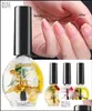 Nail Treatments Art Salon Health Beauty New Cuticle Oil Treatment Dry Flower Natural Nutrition Liquid Soften Agent Nails Dh4Qh3221108