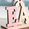 Novelty Items 2pcs Colorful Wooden Letter Ornament Easter Desktop Decorative Rooster And Flower Model Accessory For Home Office