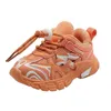 Athletic Outdoor Boys Girls Sneakers Purple Orange Color Toddler Little Baby Kid Brand Trainers Unisex-Child Sneakers Running Sport Design Shoes W0329