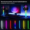 Настольные лампы Smart RGB Подставка для наушников Сенсорный настольный светильник Подставка для гарнитуры Игровой настольный светильник Настольные лампы Q231104