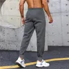 Calças masculinas outono e inverno homens velo esportes correndo exercício fitness jogging calça casual quente masculino