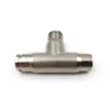 Équipements d'arrosage 9.52mm/6.35mm/12.7mm raccords en ligne Tube en Nylon Tee PE accessoires de tuyau pour Machine à brouillard