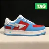 Ontwerper Nigo Apes Sta Lage hardloopschoenen haai zwart wit College Dropout Frankrijk Lakleer Oranje Pastel Roze ABC Camo Groen heren dames sportsneakers