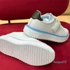 2023-Dames Schoenen Mode Sneakers Leer Dames Designer Schoenen Run Away Sneaker Platform Espadrilles Trainers Platte Schoen