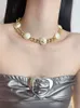 デザイナーVivienen Westwoods Necklace Jewelry Saturn's Large Pearl Round Caken